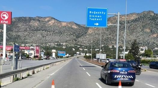 Boğazköy-Dikmen yol kavşağı için sürücülere uyarı