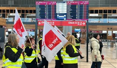 İşçiler grevde: Almanya’da yüzlerce uçak seferi iptal oldu