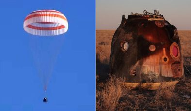 Göktaşının çarptığı Soyuz MS-22 dünyaya geri döndü
