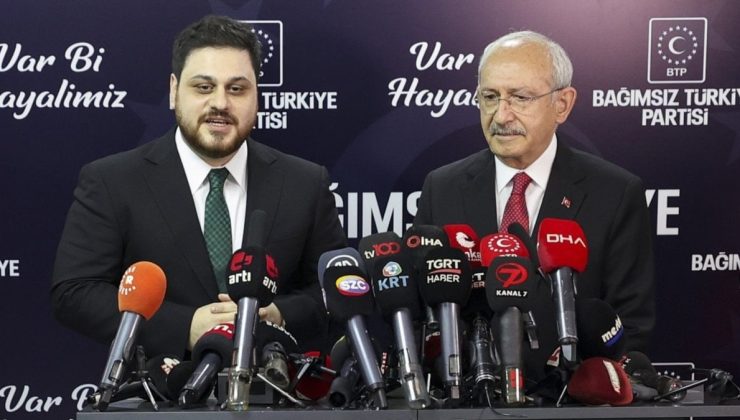 CHP Genel Başkanı Kılıçdaroğlu, BTP Genel Başkanı Baş’ı ziyaret etti