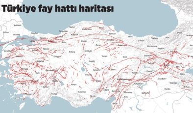 “Türkiye’de 450’ye yakın ağır hasar meydana getiren fayın varlığı söz konusu”
