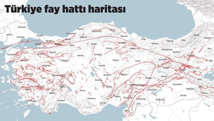 “Türkiye’de 450’ye yakın ağır hasar meydana getiren fayın varlığı söz konusu”