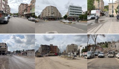 Kentin deprem öncesi ve sonrası görüntüleri dehşete düşürdü