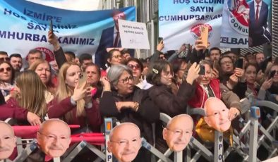 Kılıçdaroğlu ‘Hoş geldin Cumhurbaşkanımız’ pankartıyla karşılandı