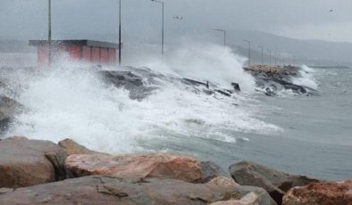 Marmara için kuvvetli yağış ve fırtına uyarısı