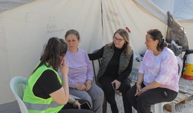 Türk Hukukçu Kadınlar Derneği Başkanı Turan’dan depremzedelere ziyaret