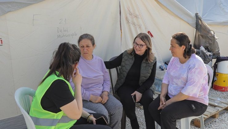 Türk Hukukçu Kadınlar Derneği Başkanı Turan’dan depremzedelere ziyaret