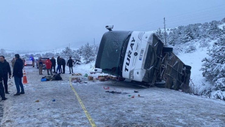 Yozgat ve Erzincan’da otobüs kazası: 3 kişi öldü 46 kişi yarandı