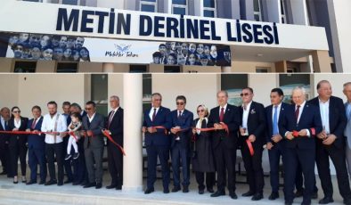 Yonpaş Metin Derinel Lisesi teslim tarihinden 5 ay önce açıldı