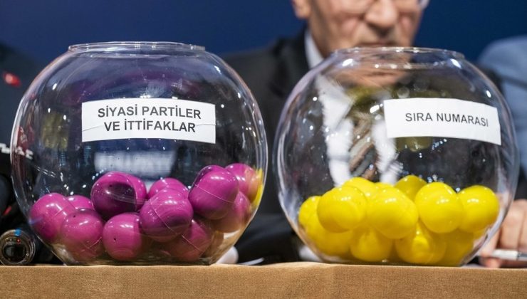 Türkiye’de siyasi partilerin oy pusulasındaki yeri belli oldu