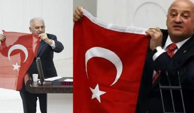Bayrak aynı ama tepkiler farklı! Erdoğan bu kez ne diyecek?