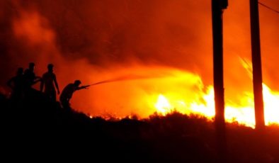 Bodrum’da makilik yangını: Alevler büyüyor