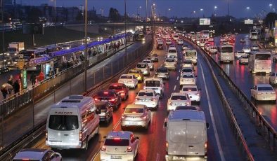 İstanbul’da bayramın birinci günü trafik yoğunluğu