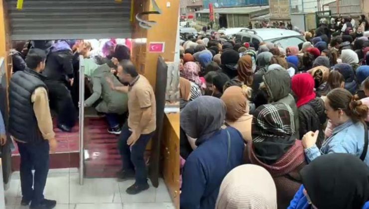 Kağıthane’de indirim izdihamı