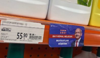Market raflarında Kılıçdaroğlu etiketi: Bu fiyatlar düşecek