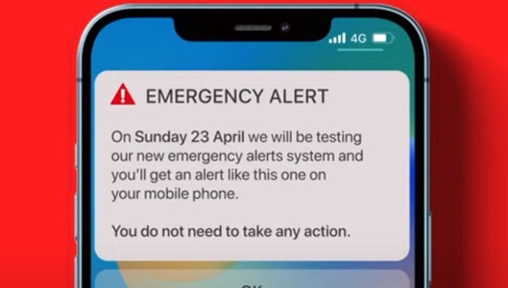 Date and time set for UK’s first nationwide test of emergency alert system