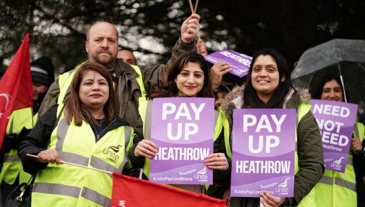 ‘Inevitable disruption’ for King’s coronation as 1,400 Heathrow staff strike for eight days in May