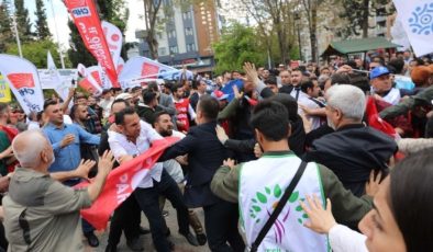 1 Mayıs kutlamalarında CHP’liler ile Memleket Partililer arasında kavga