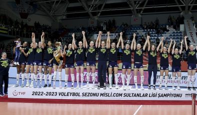 Türkiye’de filede şampiyon Fenerbahçe