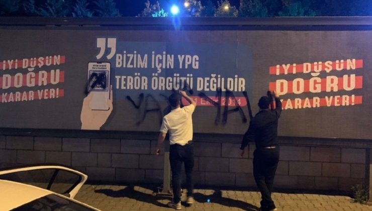 AKP, Nevşehir’deki provokatif afişleri pazartesi günü kaldıracakmış