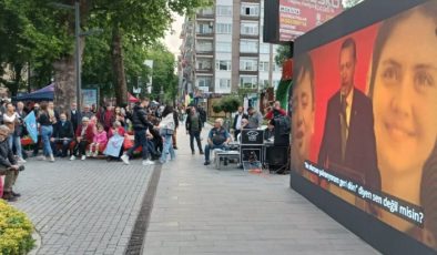 AKP’nin montajlı videolarına karşı dev ekranlardan Hizbullah ile ilgili görüntüler izletildi