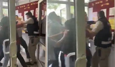 Ankara’da okulda görevli polise yumruklu saldırı