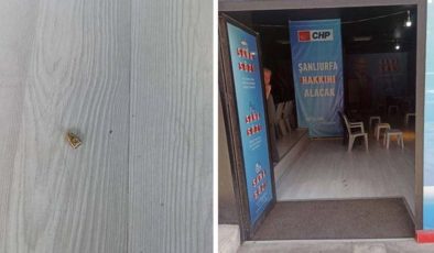 CHP’nin seçim ofisine mermi atıldı