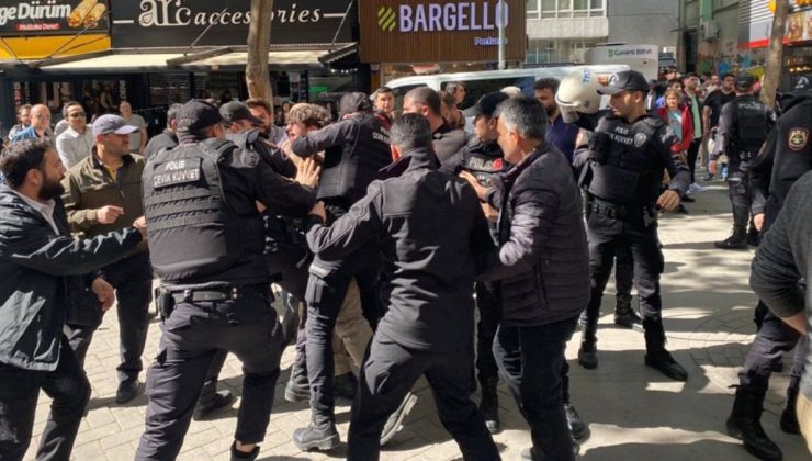 Polisten Sosyalist aday Güneş Gümüş’e müdahale