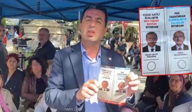 Seçim broşürü dağıtan CHP’liye Cumhurbaşkanı’na hakaretten gözaltı