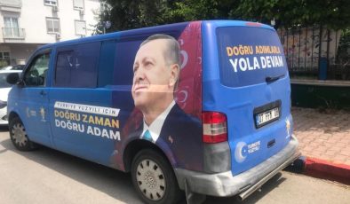 Seçim Kurulu, AKP’nin yasaya aykırı afiş ve seçim araçlarına ‘dur’ dedi