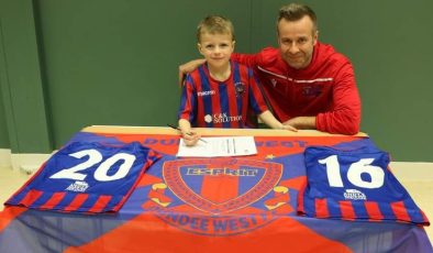 Football shirt number retired and fundraiser launched after death of six-year-old