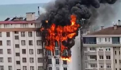 7 katlı otelde yangın çıktı