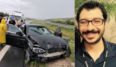 Ankara’da otoyolda fırlayan taş pilotun ölümüne neden oldu