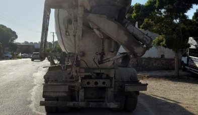 Bodrum’da hafriyat kamyonu ve beton mikserlerine ceza yağdı