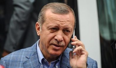 Erdoğan’dan telefon diplomasisi