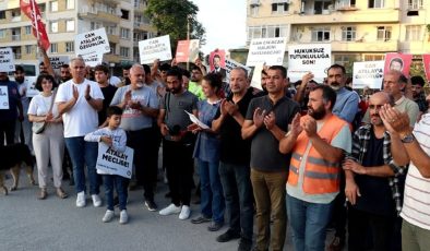 Hataylılar’dan Can Atalay’ın serbest bırakılmamasına protesto