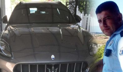 Maserati’li polis memuru açığa alındı 