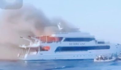 Three British passengers missing after boat bursts into flames off Egypt’s coast