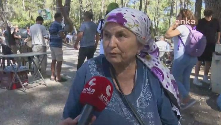 Akbelenli yurttaştan ağaç kesimlerine tepki