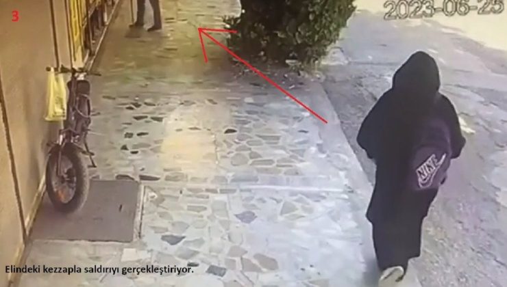 Çarşaf giyip kezzaplı saldırı düzenleyen saldırgan erkek çıktı