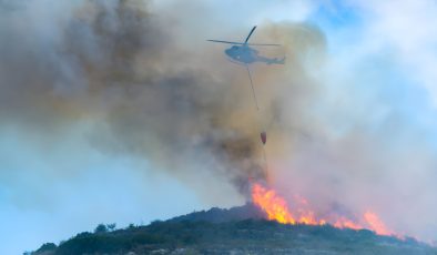 Limasol’da yangınla mücadele sürüyor: Alassa yarı dağlık bölgesi alevlere teslim