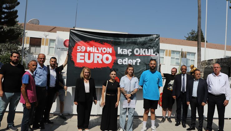 CTP Gençlik: “59 Milyon Euro kaç okul eder?”