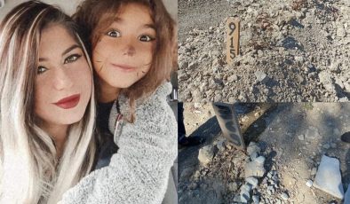 Depremden 180 gün sonra kızı ve torununun cenazesine ulaştı