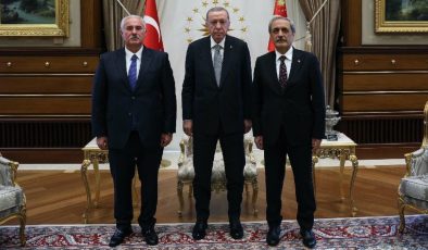 Erdoğan Yargıtay Başkanı ve Başsavcısı’nı kabul etti