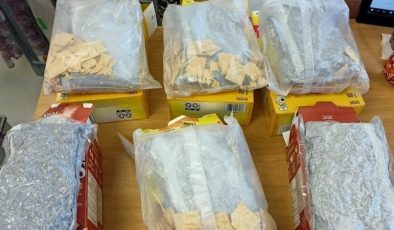 Güney’de tahıl ve bisküvi paketlerinde 10 kilo uyuşturucu ele geçirildi