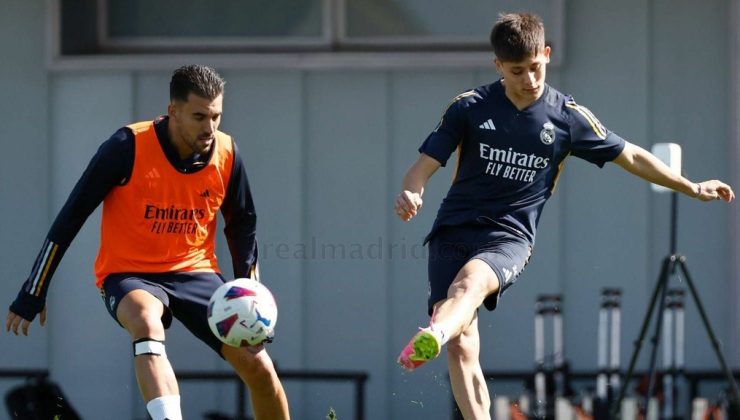 Arda Güler 2 ay sonra Real Madrid’de takımla birlikte antrenmana çıktı