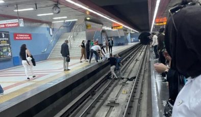 Ankara’da metro durağında büyük panik