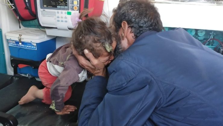 Arazide kaybolan 2,5 yaşındaki Meryem 13 saat sonra bulundu