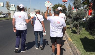 İl olmak için Ankara’ya yürüyorlar