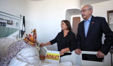 Kılıçdaroğlu, Emine Şenyaşar’ı ziyaret etti